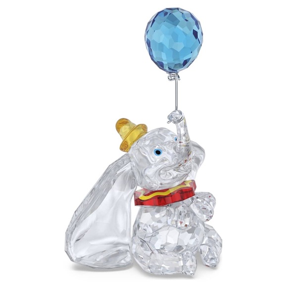 Swarovski Crystal DUMBO Disney Figurine with Blue Balloon